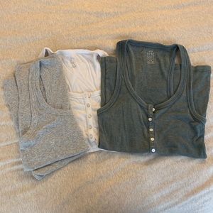 Aerie racerback tanks: set of 3
